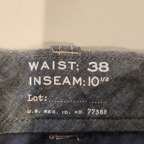 J Crew Mens Gray 10.5 Inch Chambray Stretch Shorts Size 38 Beach Nautical Preppy - Picture 5 of 11